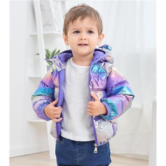 Unisex Winter Coats for Kids - Gift for Baby Boys Girls Jacket - Picture 3 of 6